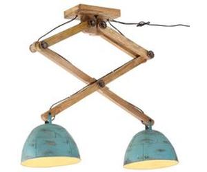 vidaXL Plafondlamp 25 W E27 29x18x85 cm verweerd blauw371933 Bleu G