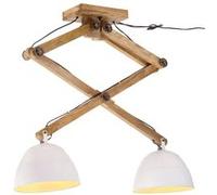 vidaXL Plafondlamp 25 W E27 29x18x85 cm wit371931 Blanc G