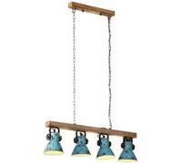 Vidaxl Plafonnier 25 W Bleu Délavé 90x24x111 Cm E27