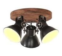 vidaXL Plafondlamp industrieel 25 W E27 42x27 cm zwart320515 Noir G