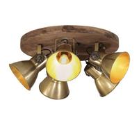 Vidaxl Plafonnier 25 W Laiton Antique 50x50x25 Cm E27