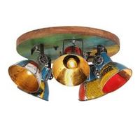 Plafonnier 25 W multicolore 50x50x25 cm E27, lampe, lumière, lumière de couloir, lustre, lumière de chambre, plafonnier de salon