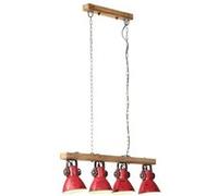 Vidaxl Plafonnier 25 W Rouge Délavé 90x24x111 Cm E27