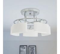 VidaXL Plafonnier 5 globes ellipsoïdes E14