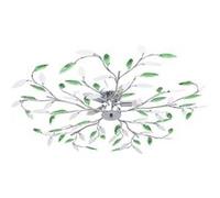 Vidaxl Plafonnier À Bras En Cristal Acrylique 5 Ampoules E14 Vert