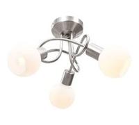 vidaXL Plafonnier 3 ampoules - Blanc