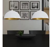 vidaXL Plafonnier Blanc