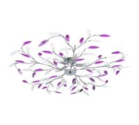 Vidaxl Plafonnier design 5 lampes - Pourpre