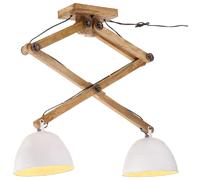 vidaXL Plafonnier E27 - Blanc