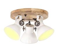Vidaxl Plafonnier Industriel 25 W Blanc 42x27 Cm E27