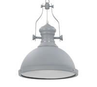 vidaXL Plafonnier Rond - Gris