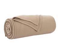 vidaXL Plaid Camel 170 x 130 cm 0.34 kg Polaire