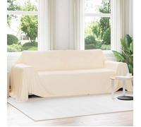VIDAXL Plaid crème 6 pcs 350 x 270 cm - couverture polaire douce pour canapé et lit