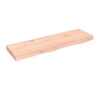 vidaXL Plan de toilette 100x30x(2-6) cm Bois massif non traité