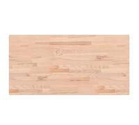 vidaXL Plan de toilette 100x50x4 cm bois massif hêtre