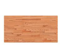 vidaXL Plan de toilette 100x50x4 cm bois massif hêtre
