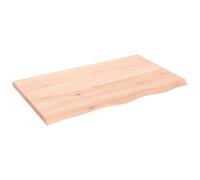 vidaXL Plan de toilette 100x60x(2-4) cm Bois massif non traité