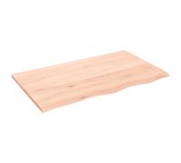 vidaXL Plan de toilette 100x60x2 cm Bois massif non traité