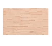 vidaXL Plan de toilette 100x60x4 cm bois massif hêtre