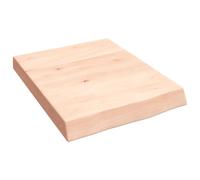 vidaXL Plan de toilette 40x50x(2-6) cm Bois massif non traité