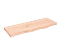 vidaXL Plan de toilette 80x30x(2-4) cm Bois massif non traité