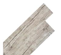 vidaXL Planches de sol 2,51 m² 18 pcs PVC Chêne lavé, Carrelage en PVC moderne, parfait pour rénover le sol de votre maison, solution d'aménagement pratique