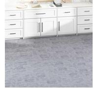vidaXL Planches de sol 36 pcs Ciment gris 5,02 m² PVC