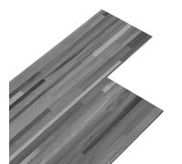 vidaXL : Planches de sol en PVC, couleur grise, surface de 5,26 m², 18 pièces