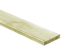 vidaXL : Planches de terrasse, 8 pièces, traitées avec un produit de protection vert, surface de 1,16 m²
