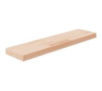 vidaXL Panneau d'étagère 80x20x4 cm Bois de chêne massif non traité Marron