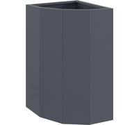 vidaXL Plante d'angle Anthracite 30 x 30 x 50 cm Acier