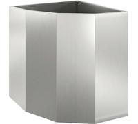 vidaXL Plante d'angle Argent 45 x 45 x 50 cm Acier galvanisé