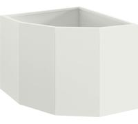 vidaXL Plante d'angle Blanc 45 x 45 x 35 cm Acier
