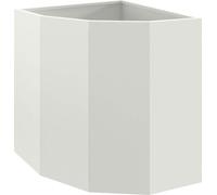 vidaXL Plante d'angle Blanc 45 x 45 x 50 cm Acier