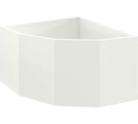 vidaXL Plante d'angle Blanc 60 x 60 x 35 cm Acier