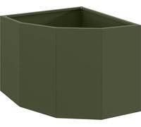 vidaXL Plante d'angle vert olive 45 x 45 x 35 cm Acier