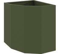 vidaXL Plante d'angle vert olive 45 x 45 x 50 cm Acier
