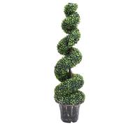 vidaXL Plante de buis artificiel en spirale avec pot Vert 117 cm