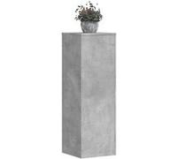 vidaXL Support pour plantes 2 pcs. Gris béton 33x33x100 cm Bois composite