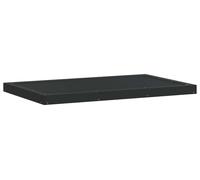 vidaXL Socle de douche noir 101 x 63 x 5,5 cm en WPC