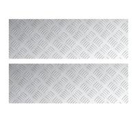 vidaXL Plaques à motifs en aluminium 2 pcs antidérapantes 75x25 cm
