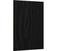 vidaXL Plaques décoratives 50 pcs noir aspect chêne 30 x 42 x 0,27 cm