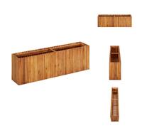 vidaXL Plateau de jardin 150 x 30 x 50 cm Bois massif Acacia - Pots de fleurs & Jardinières