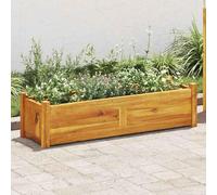 vidaXL Plateau de jardin en bois d'acacia 100x30x25 cm