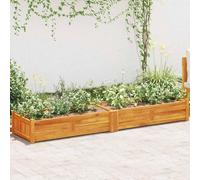 vidaXL Plateau de jardin en bois d'acacia 200x50x25 cm