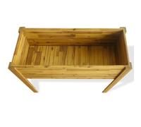 vidaXL Plateau de jardin surélevé en bois massif d'acacia