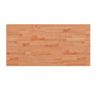 vidaXL Plateau de lavabo 100x50x2,5 cm bois massif hêtre