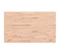 vidaXL Plateau de lavabo 100x60x1,5 cm bois massif hêtre