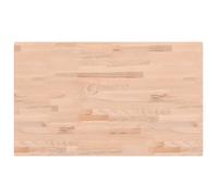 vidaXL Plateau de lavabo 100x60x2,5 cm bois massif hêtre
