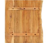 vidaXL Dessus de meuble-lavabo en bois massif d'acacia 80x52x3,8 cm